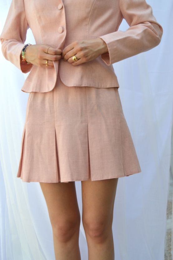 Tailleur jupe rose t1 – Image 3