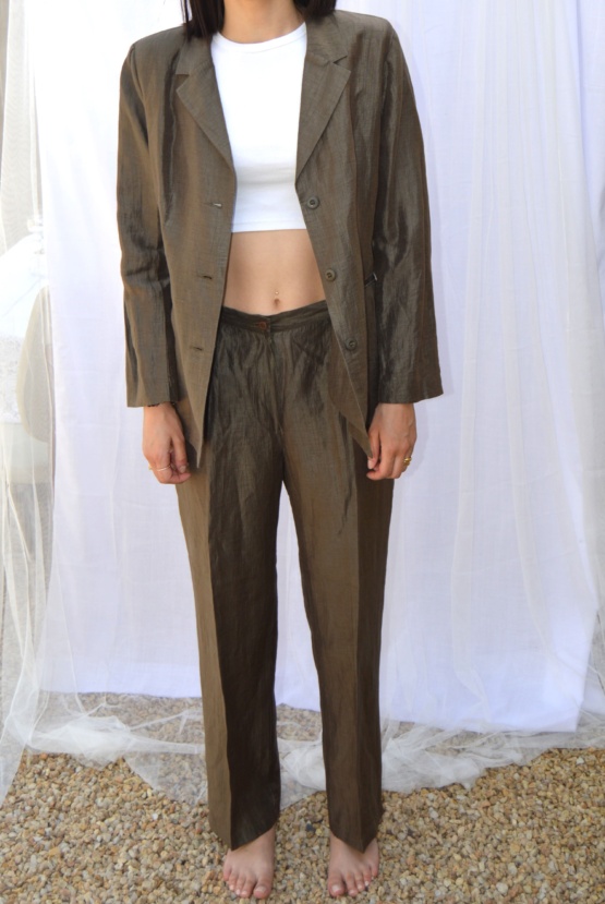 Tailleur lin t38
