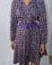 Robe violette t 36/38