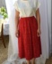 Jupe rouge t 36