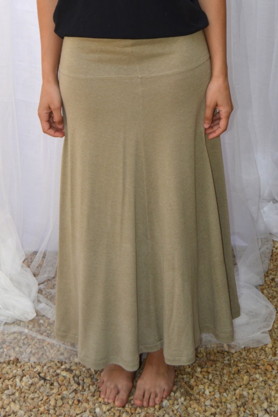 Jupe longue beige T36 – Image 2