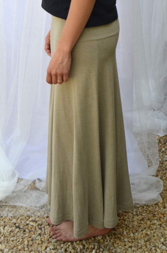 Jupe longue beige T36 – Image 3