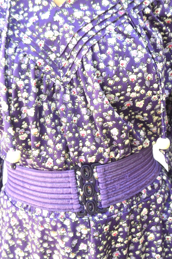 ceinture élastique violet
