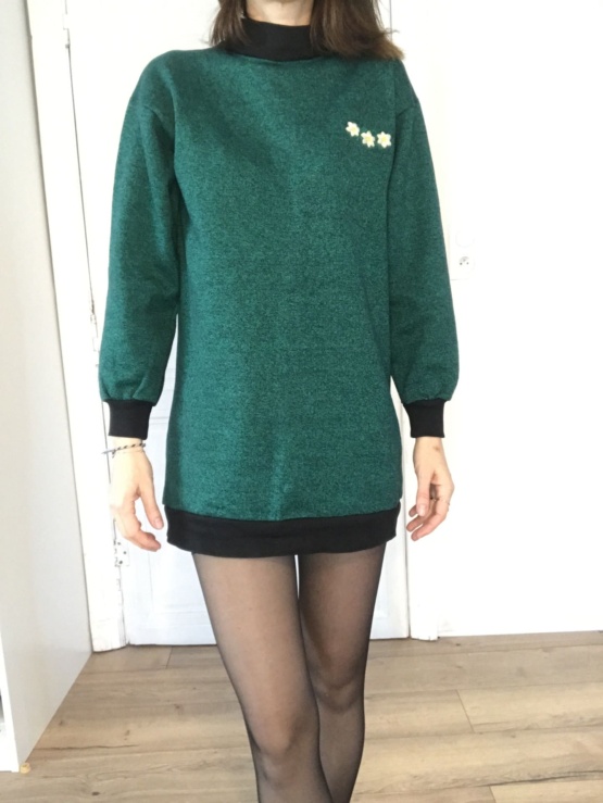 Robe / pull vert T 36