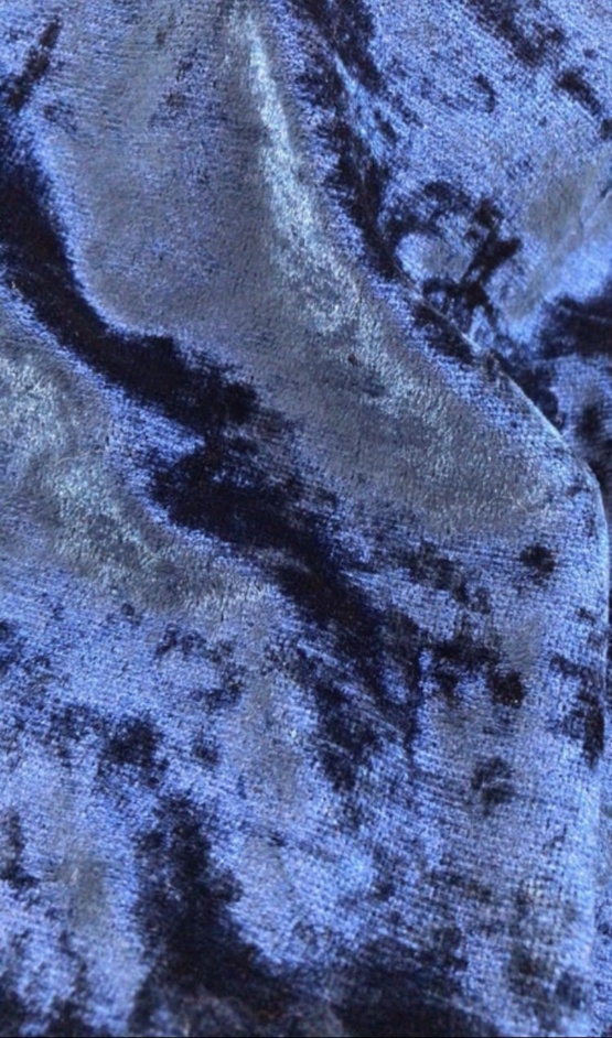 Ensemble robe et gilet velours bleu T 36 – Image 4