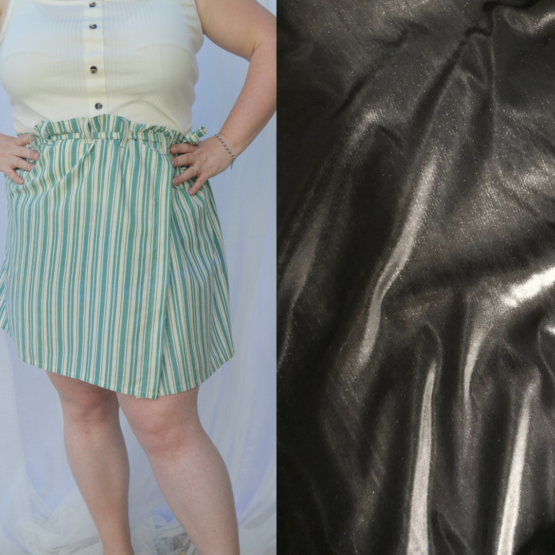 Jupe Elise noire à paillettes - taille 2