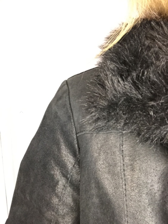 Veste en cuir noir t 40 – Image 2