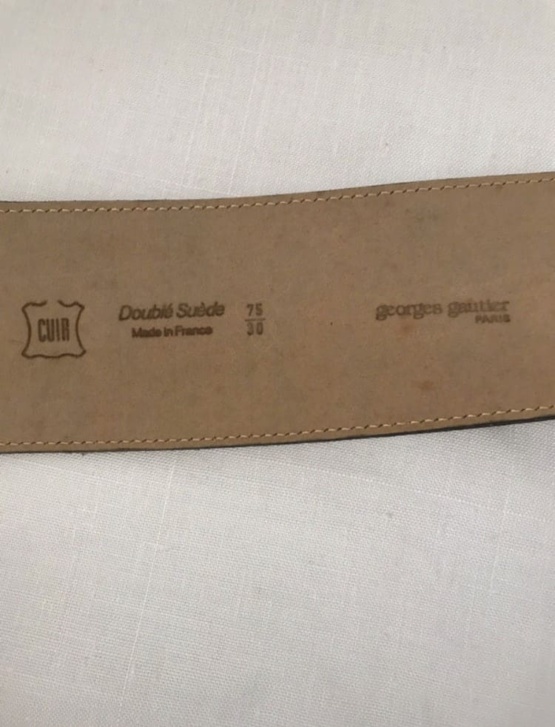 ceinture marron 67 - 72 cm – Image 2